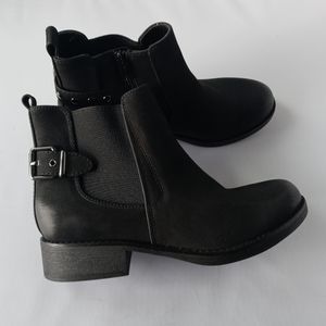 Black ankle boots